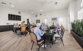 Resident activities room
